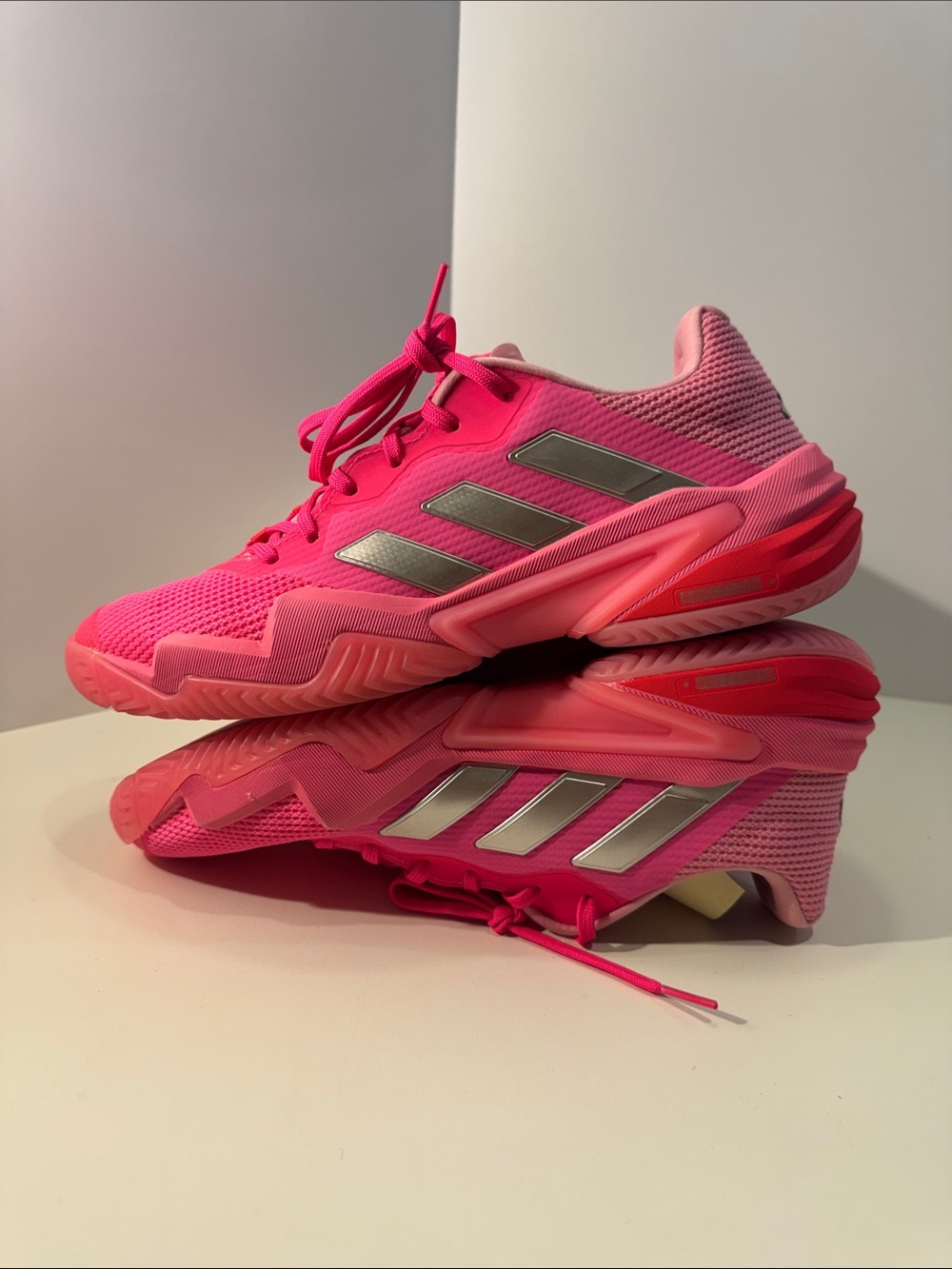 Adidas Barricade 13 Women’s Tennis Shoes Pink Size 10 new/return pair